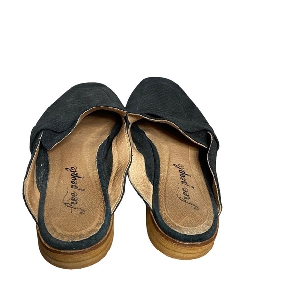 Free People At Ease Black Slip On Loafer Mule - Picture 4 of 4